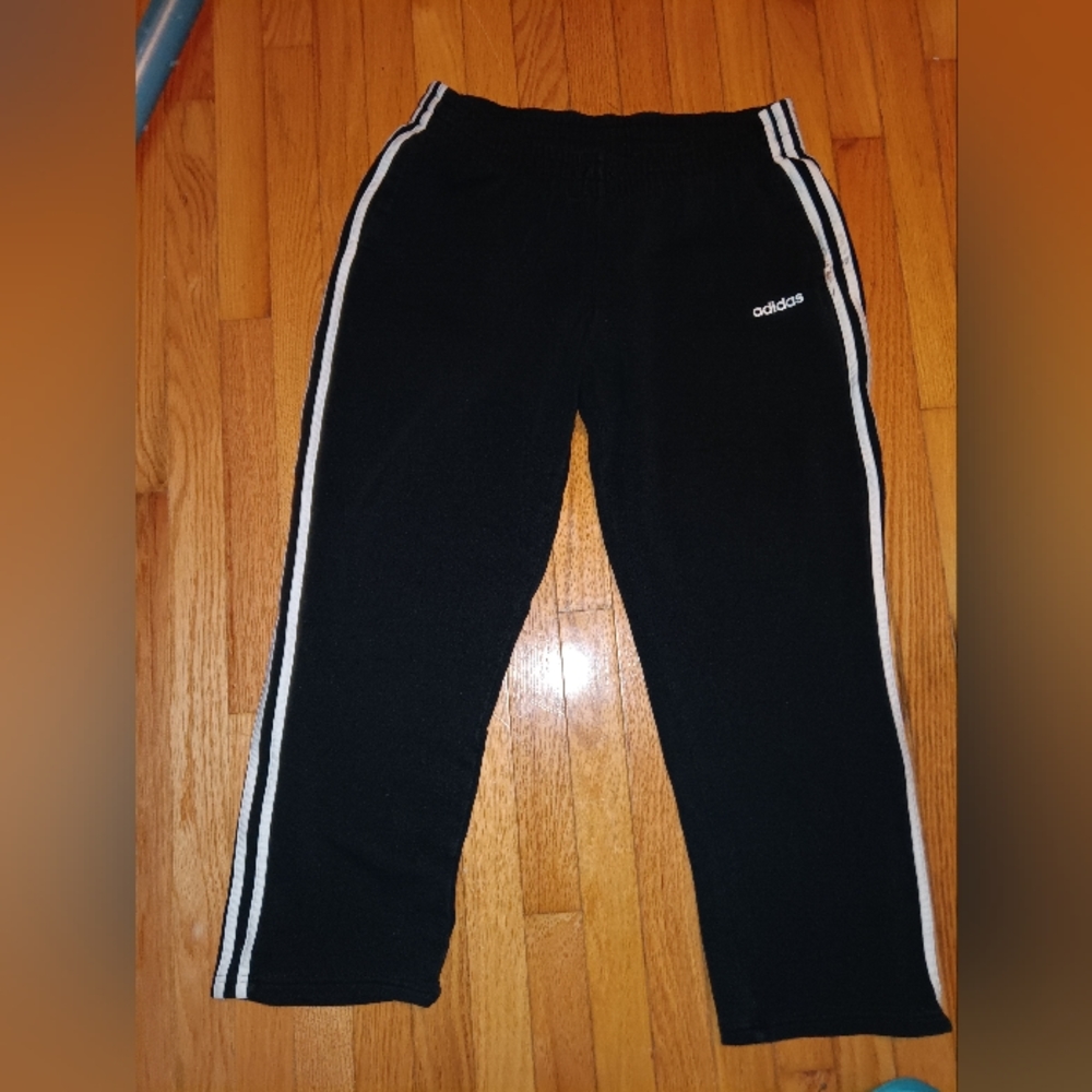 Adidas black sweatpants size extra large